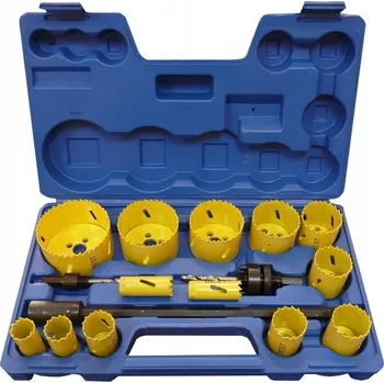 Vrták Děrovky DO kovu A dřeva bi-metal 17 korunkový vrták