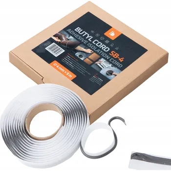 autokoberec Butylkaučuková těsnicí šňůra Butyl Cord Bitmat 4mm 5m těsnění pro auto lampy