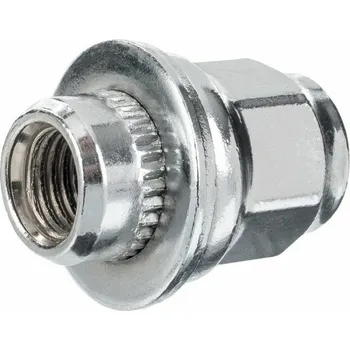 Matice Matice na kola M12x1,5 uzavřená, plochá podložka, délka 37 mm, klíč 21, Invento 561-3003