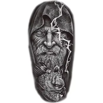 Odstranitelné tetování B-TOP Voděodolné dočasné tetování Zahalený muž FF-263