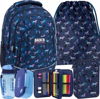 Sportovní batoh Vícekomorový Školní batoh Back Up, vícebarevný, 26 l