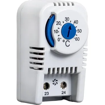 Termostat Bimetalový termostat NO spínací, rozsah nastavení 0-60°C, PTVT