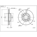 Brzdový kotouč HART 224 391