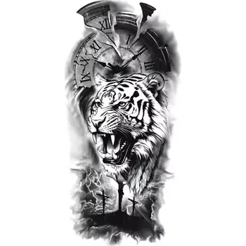Odstranitelné tetování B-TOP Voděodolné dočasné tetování Tygr FF-247
