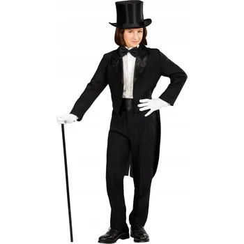 Karnevalový kostým Dětský frak, kostým gentlemana ve stylu 20. let, retro, velikost 128