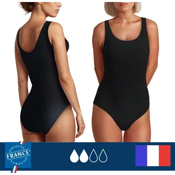 Dámské plavky PLIM UNDERWEAR Jednodílné menstruační plavky - Střední absorpce 38 ČERNÁ