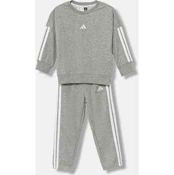 Dětská tepláková souprava adidas JV9852 šedá 90X, vel. 92