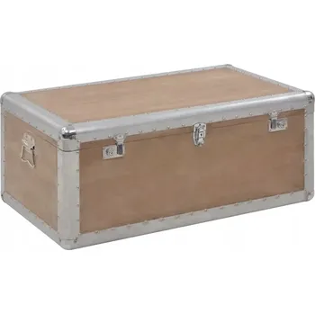 Úložný box Truhla VidaXL 91 x 52 x 40 cm, 1 l, černý dub