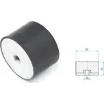 Silentblok 50/50 M10 TYP 5 RUBENA Silentblok standardní, šířka=50mm, výška=50mm, závit=M10