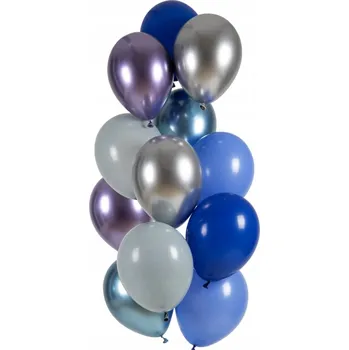 Balónek Sada modrých balónků 33 cm 12 Ks