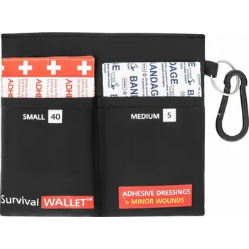 Lékárnička Mini lékárnička první pomoci do kapsy – Survival Wallet – s vybavením