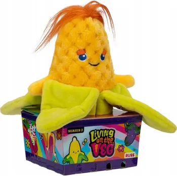 plyšák Plyšák žlutá kukuřice 15 cm