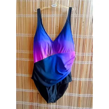 Dámské plavky Dámské jednodílné plavky Modera S1264 fialové vel.XL