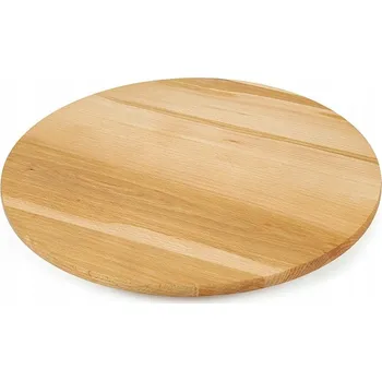 Kuchyňské prkénko Otočné prkénko na pizzu, béžová, dřevěná, 35 cm