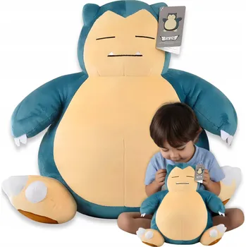 plyšák PLYŠÁK POKEMON SNORLAX PLYŠOVÁ HRAČKA MĚKKÝ ANTIBAKTERIÁLNÍ NADÝCHANÝ PRUŽNÝ