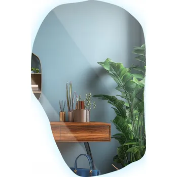 Zrcadlo Velké Zrcadlo s Prémiovým Osvětlením Studená LED do Koupelny