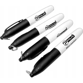 4x PERMANENTNÍ POPISOVAČ / FIX / POPISOVAČ ČERNÝ na DŘEVO, OCEL, SKLO