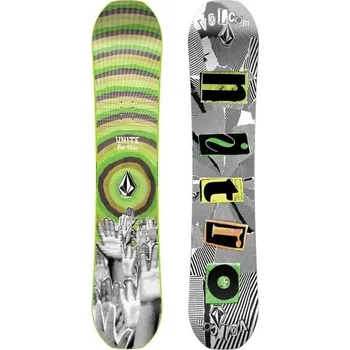 Snowboard Dětský snowboard NITRO RIPPER KIDS X VOLCOM 126 Zelená, Šedá