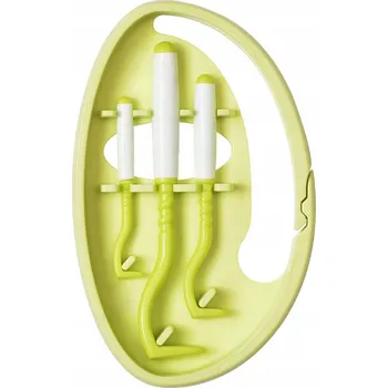 Antiparazitikum pro psa Kleště na klíšťata Háčky pro odstranění klíšťat Tick Twister Clipbox Trio Green