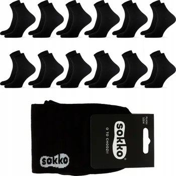 Pánské ponožky 12x Pánské bambusové Ponožky SOKKO, 3/4 Nad Kotník Ponožky , 45-47