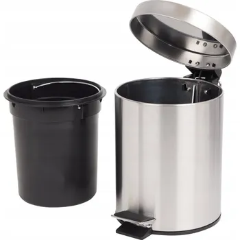 Odpadkový koš Kancelářský koš nerezová ocel 3l stříbrný