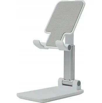 STOJAN Držák Podstavec na TABLET TELEFON na Stůl SKLÁDACÍ 4-13" Bílý