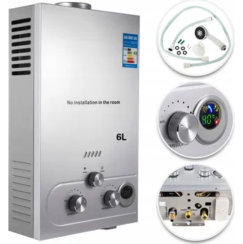 Bojler Plynový průtokový ohřívač vody bojler 6L 12 kW