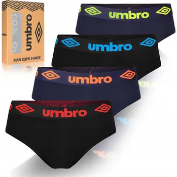 Slipy Pánské Slipy kalhotky Umbro , 4 ks, velikost M