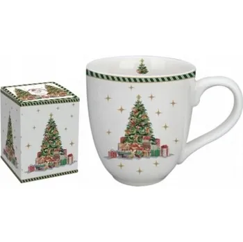 Duo Vánoční stromek porcelán 1000 ml bílá