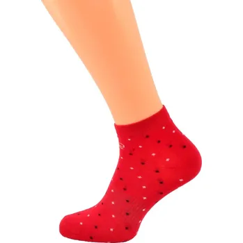 Dámské ponožky Gapo Dámské kotníkové ponožky Tečka 1. Velikost: 5-6 (EU 38-39), 2. Barva: Červená