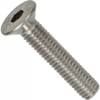 Šroub DIN 7991 16x40 A4 Šroub se zápustnou hlavou a vnitřním šestihranem, nerez