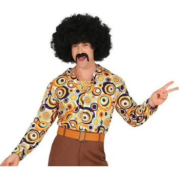 Karnevalový kostým PÁNSKÝ OUTFIT GROOVY KOSTÝM TRIČKO 70. A 80. LÉTA KARNEVAL KOSTÝM M