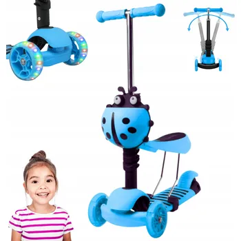 Koloběžka Tříkolová balanční koloběžka FORTRADE M360 3v1 Beruška zelená