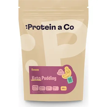 Protein Protein a Co Protein&Co. Keto proteinový pudding 600 g Příchuť: banán