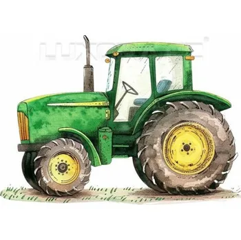 Nažehlovačka Traktor zelený - 9 x 6 cm