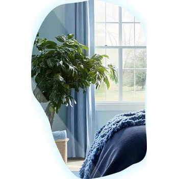 Zrcadlo Zrcadlo Tulup nástěnné asymetrické 1000 x 650 mm