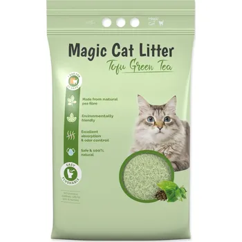 Podestýlka pro kočku Magic Cat Litter tofu/zelený čaj