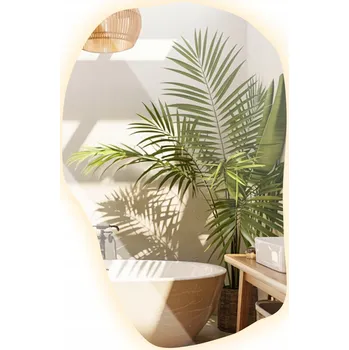 Zrcadlo Podsvícené Zrcadlo Organické Teplé LED do Koupelny Ložnice na Make-up