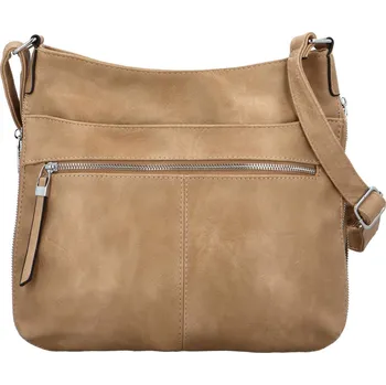 Kabelka Dámská crossbody kabelka tmavě béžová - Firenze Grete béžová