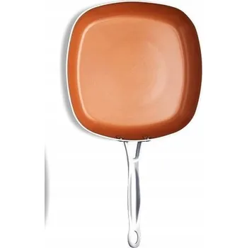 Pánev Čtvercová pánev s nepřilnavým povrchem na indukční varnou desku 30x30 cm