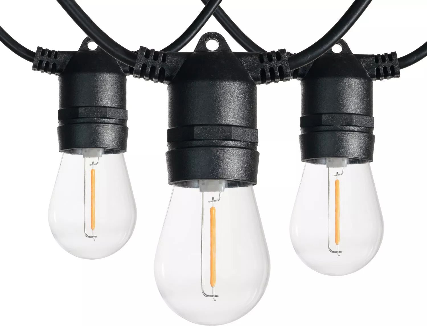 LED venkovní světelný řetěz 10 m, 10 objímek se žárovkami, rozšiřitelný - T-LED - 074021 - 074021
