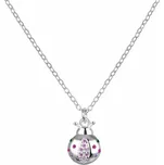 Agato Slušivý stříbrný náhrdelník Beruška se zirkony AGT-ND01C + 2 měsíce na vrácení zboží