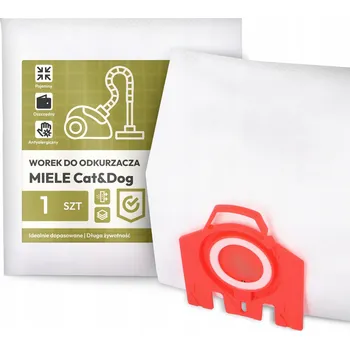 Sáček do vysavače SÁČEK do VYSAVAČE Miele Cat&Dog Syntetický Flísový Silný PYTEL G9