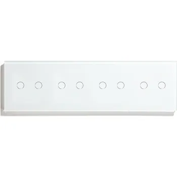 vypínač DOTYKOVÝ SPÍNAČ SVĚTLA 299mm 8 TLAČÍTEK WIFI TUYA SKLENĚNÝ VYPÍNAČ