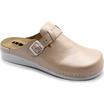 Dámská zdravotní obuv Leon 5000 Dámská kožená zdravotní obuv s přezkou - Lososová Velikost: 41