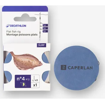 Rybářský háček CAPERLAN Montáž na sportovní rybolov Platýs háček č. 6