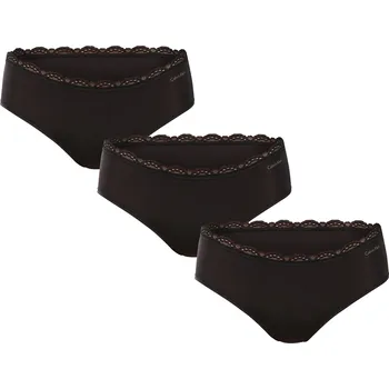Kalhotky 3PACK dámské kalhotky Calvin Klein černé (QD5302-UB1) XS QD5302-UB1 Možnost vrácení zboží ZDARMA do 120 dnů!