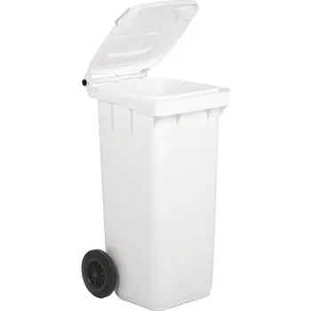 Popelnice Plastová popelnice Manutan Expert, objem 240 l + Prodloužená záruka na 10 let