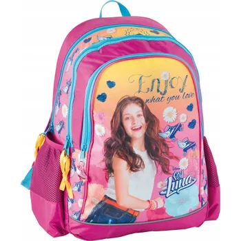 Školní batoh Školní batoh vícekomorový Soy Luna Paso růžový, vícebarevný 22 l
