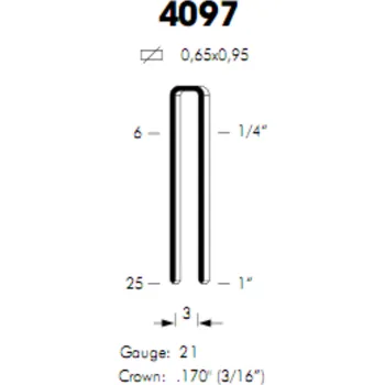 Spona do sešívačky Sponky OMER 4097 / 16